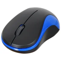 Мышь Oklick 605SW (черный/синий)  фото 2